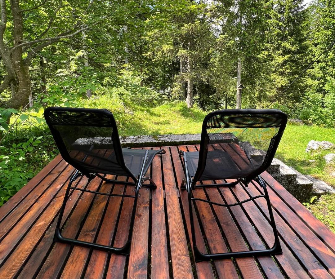 ~Chalet_Rifugio Tra I Boschi~ Sella Nevea Buitenkant foto